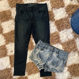 American Eagle Outfitters Women's Black Jeans